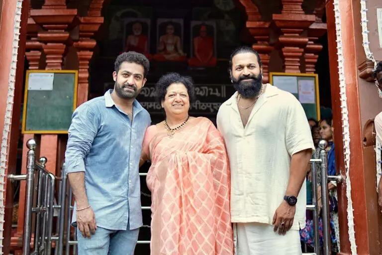 NTR Fulfills Mother’s Dream with Udupi Sri Krishna Matha Visit: A Heartfelt Journey with Friends