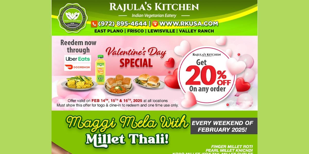 🔥 Savor the Flavors & Enjoy Exclusive Deals at Rajula’s Kitchen! 🍽️🎉