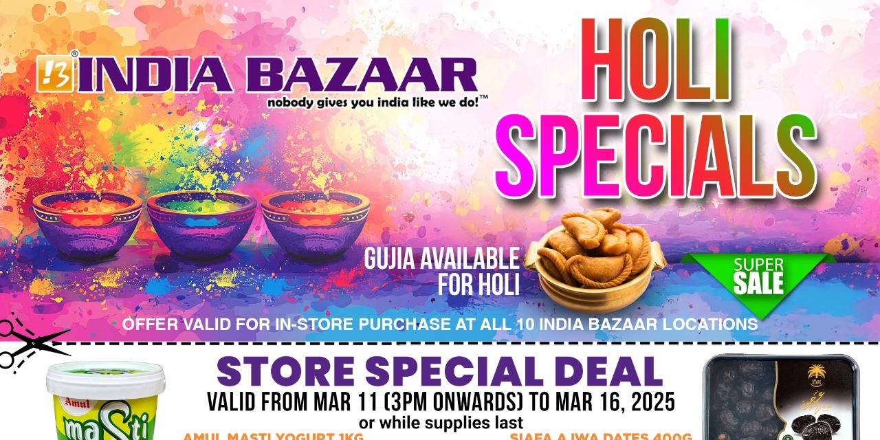 Big Savings for a Bright Holi – Shop Festive Deals at India Bazaar