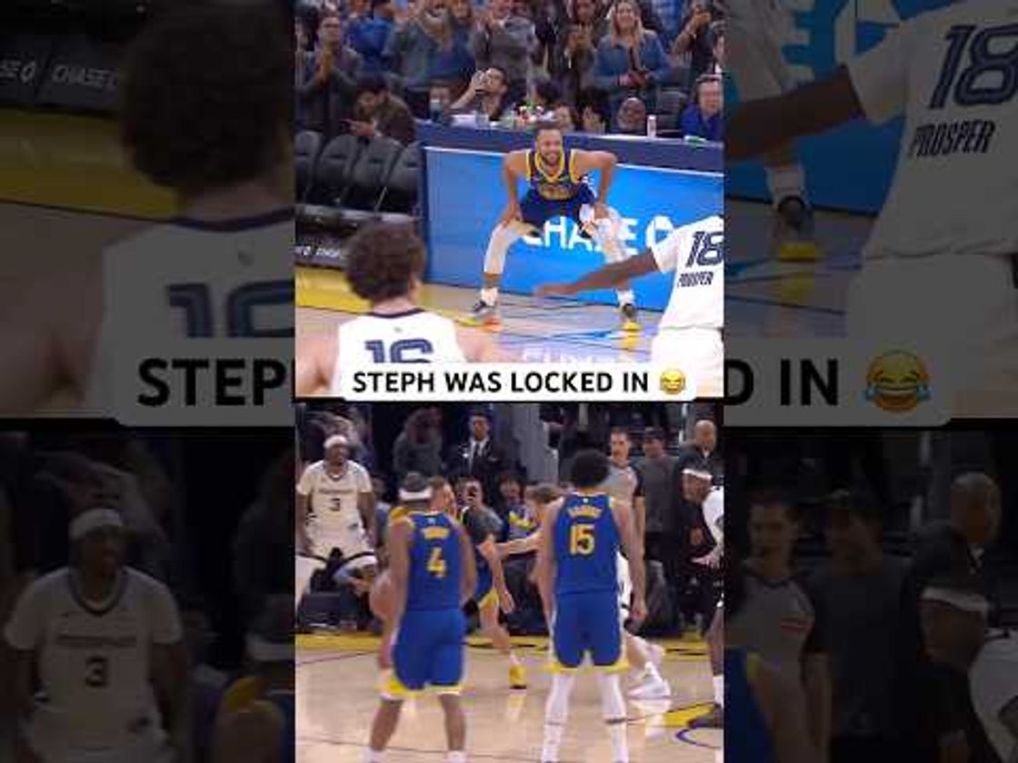 Steph was loving the Spencer brothers 1v1 😂