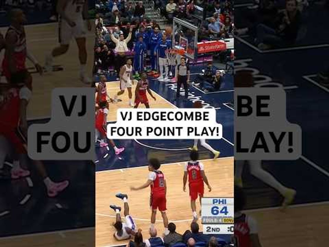 Just a reminder that VJ Edgecombe is a rookie