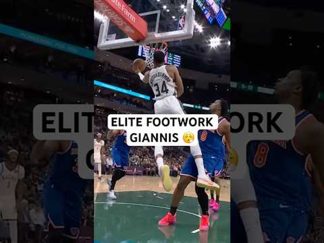 Giannis having his way in the post