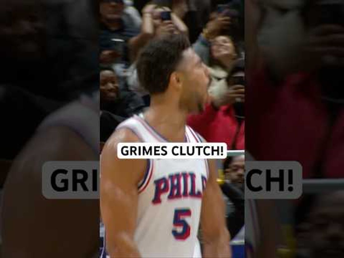 Quentin Grimes nails the clutch three to tie the game!