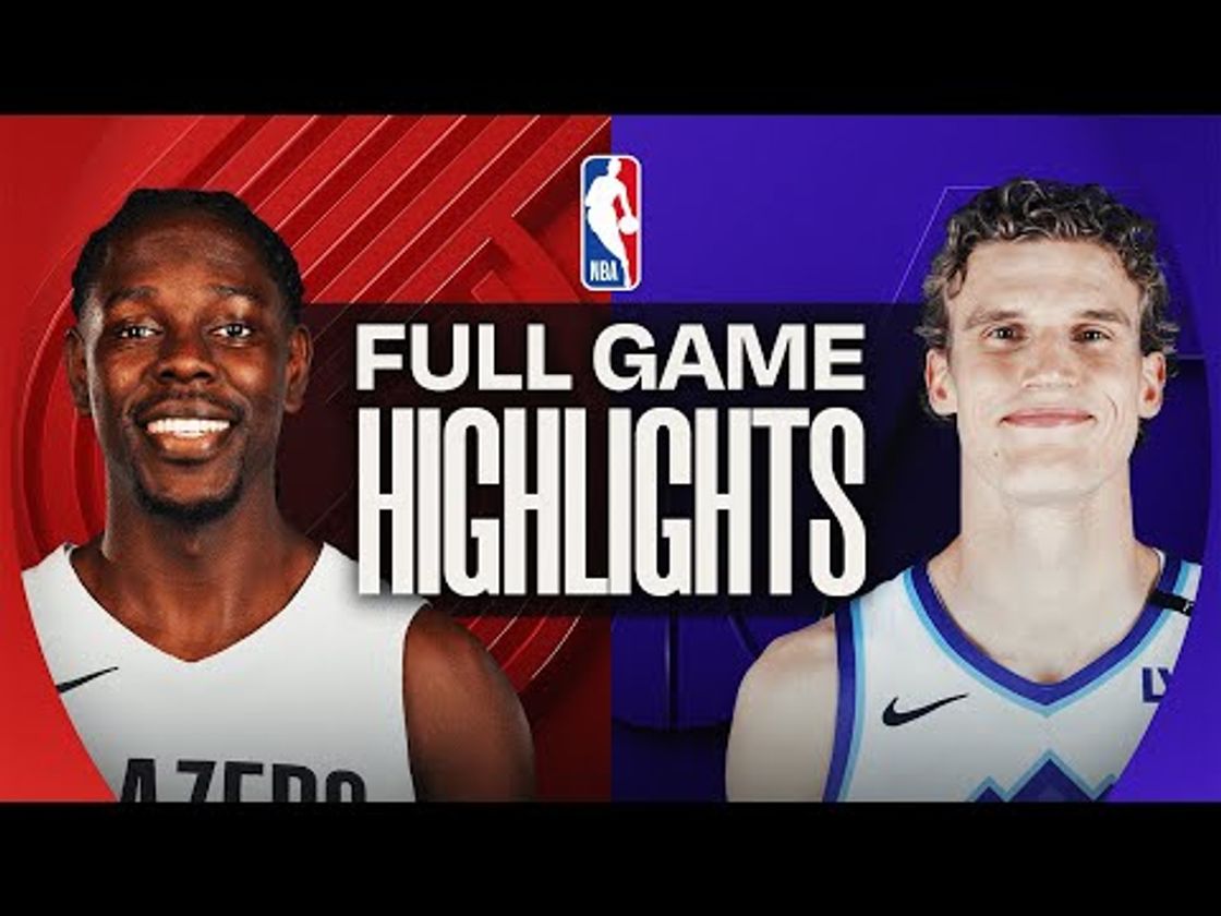 TRAIL BLAZERS at JAZZ | FULL GAME HIGHLIGHTS | October 29, 2025