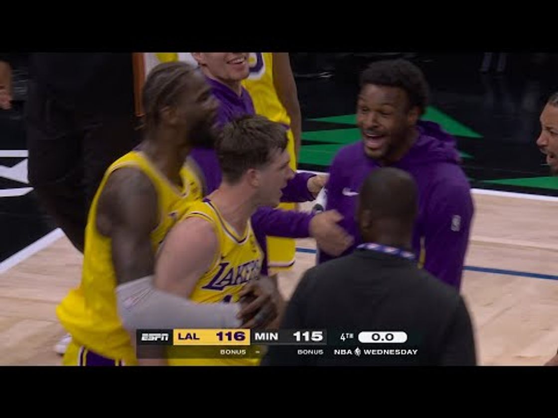 Austin Reaves' CRAZY Game-Winning Floater! 🚨 #TissotBuzzerBeater