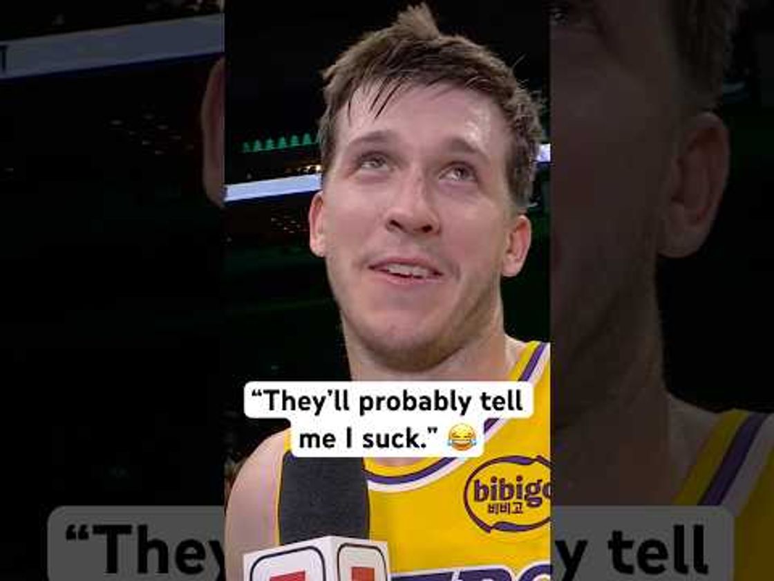 Austin Reaves on texts he’ll probably have from Luka & LeBron after his game winner 😂