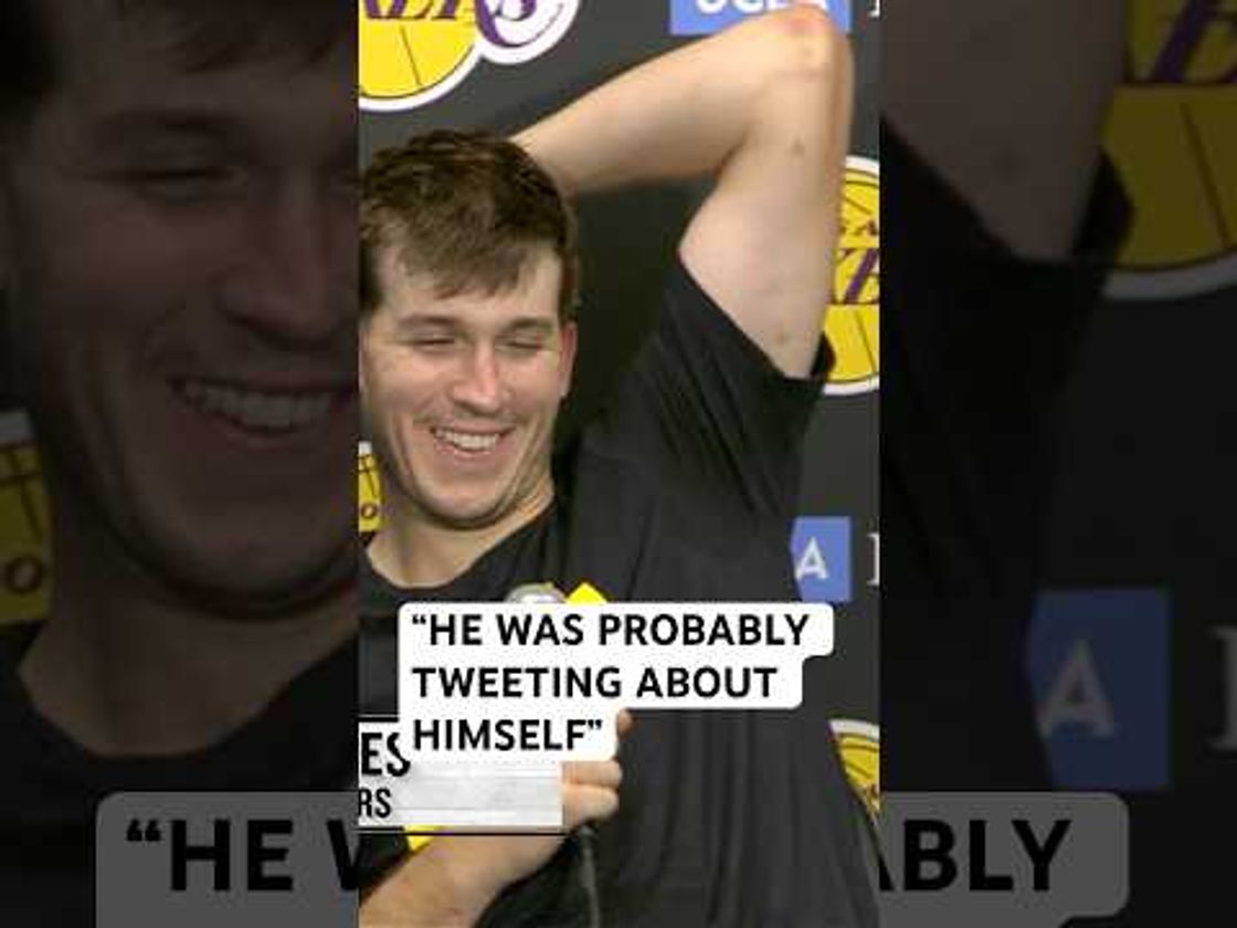 Austin Reaves didn’t even see Luka’s tweet 😂