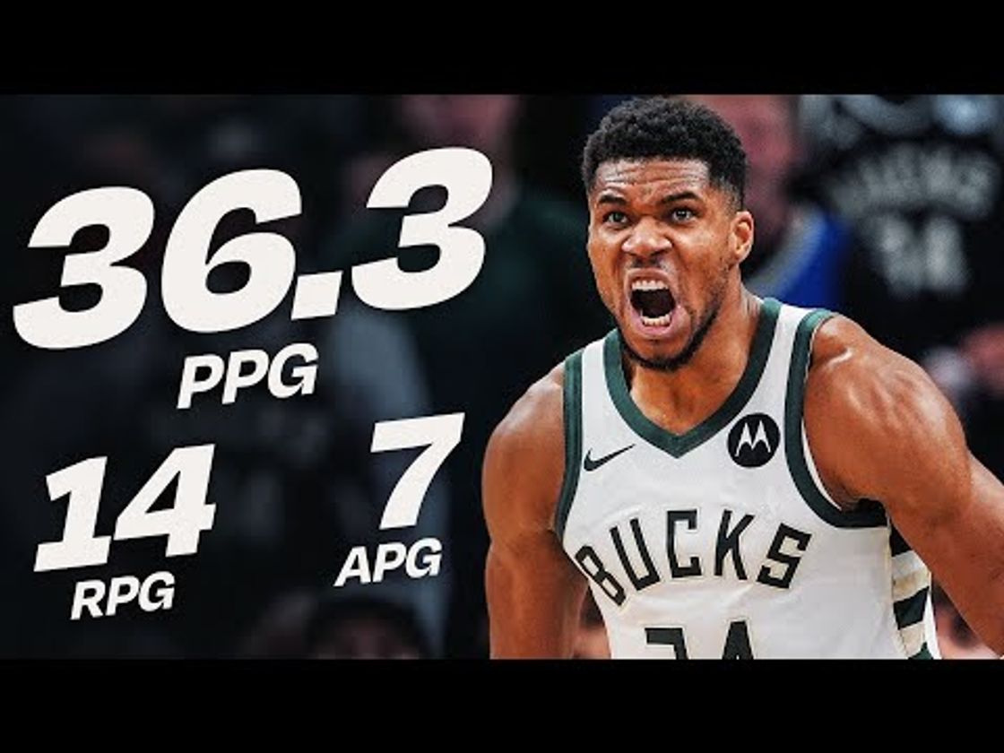 Giannis Is Unstoppable Right Now - 36.3 PPG Through 4 Games!
