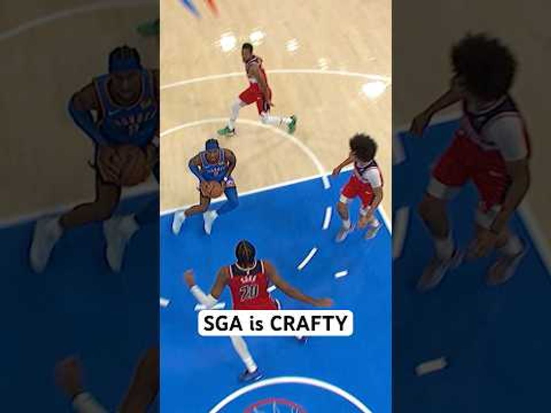 SGA always gets to his spot 🔥