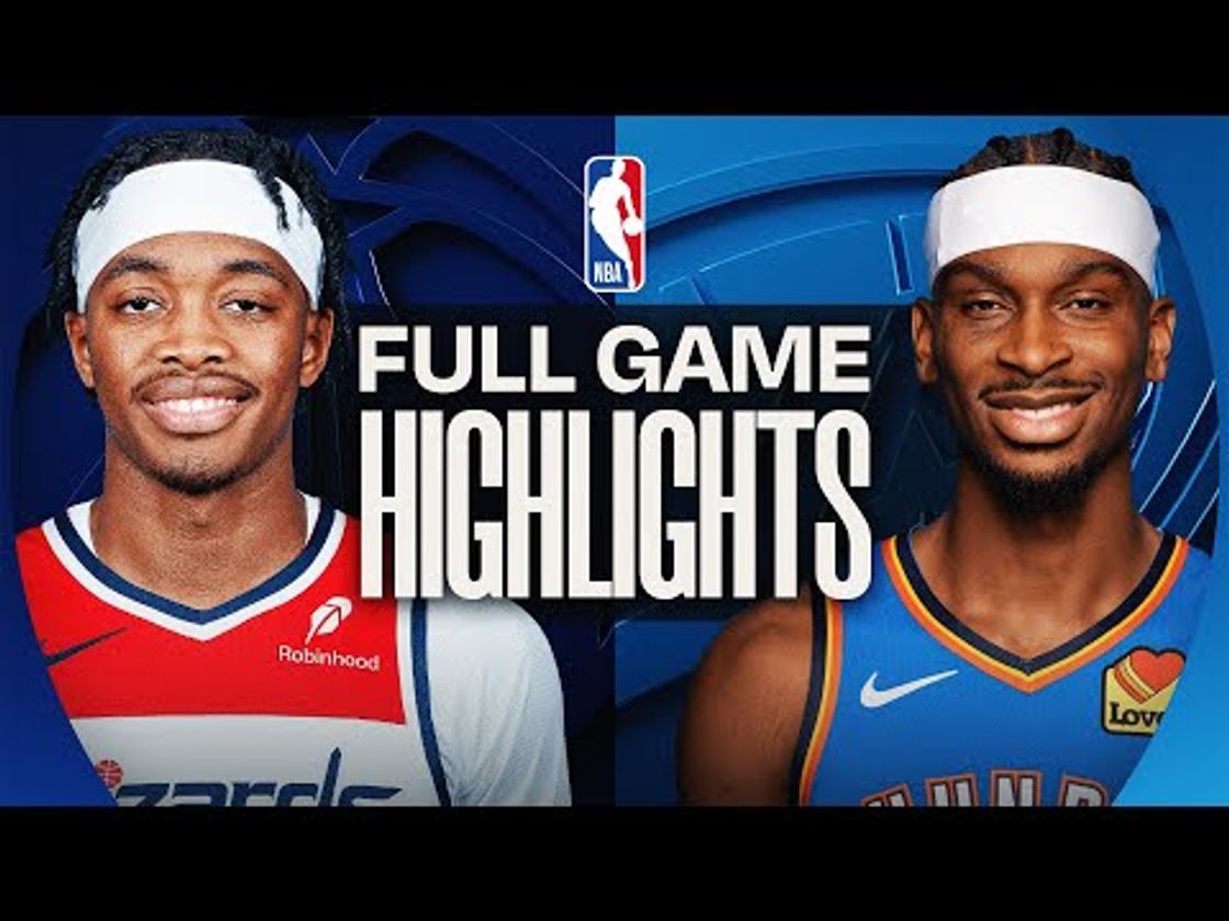 WIZARDS at THUNDER | FULL GAME HIGHLIGHTS | October 30, 2025