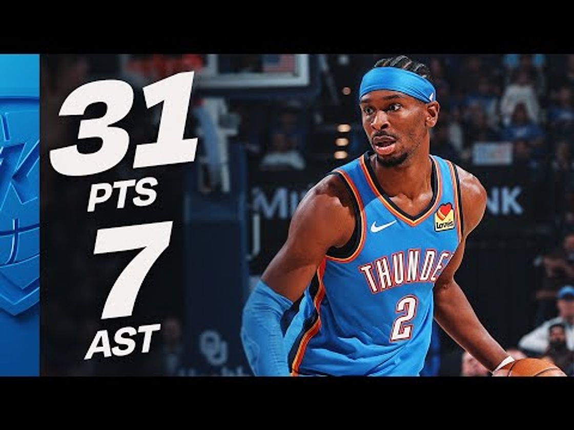 SGA's 31 Points Lead OKC To 6-0 Start | October 30, 2025