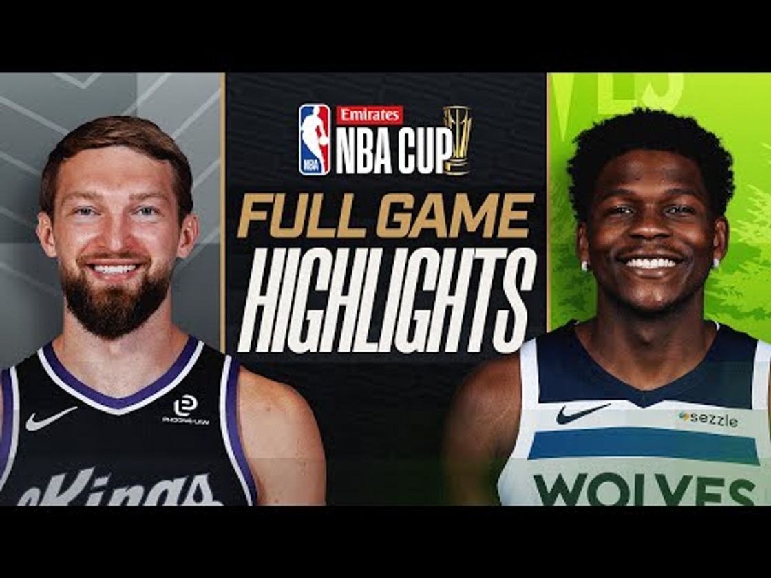 KINGS at TIMBERWOLVES | EMIRATES NBA CUP 🏆 | FULL GAME HIGHLIGHTS | November 14, 2025