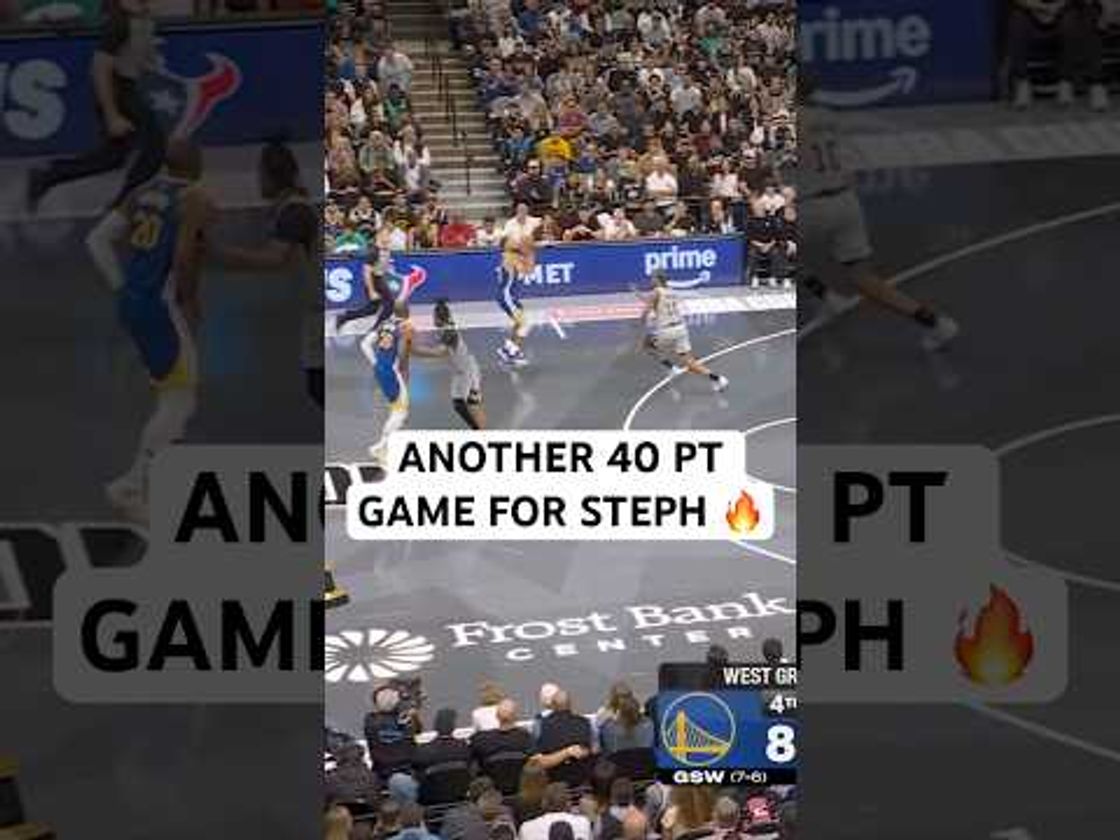 Steph Curry now has back to back games with 40+ points