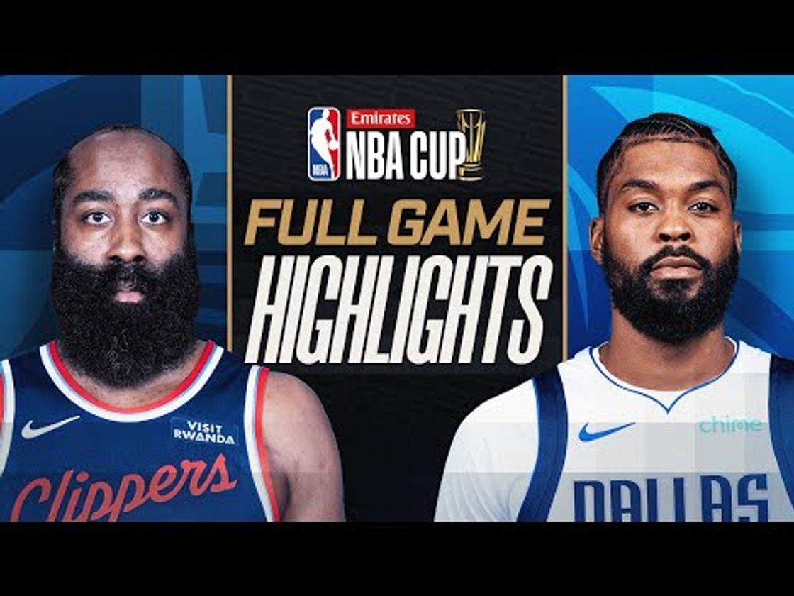 CLIPPERS at MAVERICKS | EMIRATES NBA CUP 🏆 | FULL GAME HIGHLIGHTS | November 14, 2025
