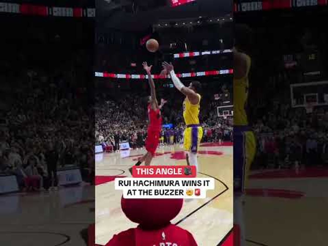 LeBron finds Rui Hachimura in the corner for the win‼️🚨