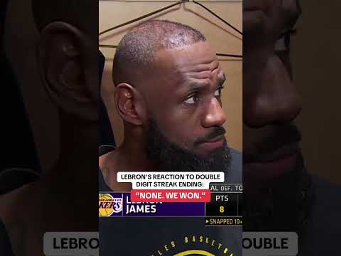 LeBron was unfazed 😤