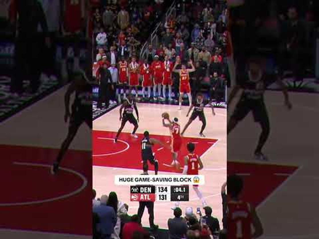 Clutch defense by the Nuggets 👏