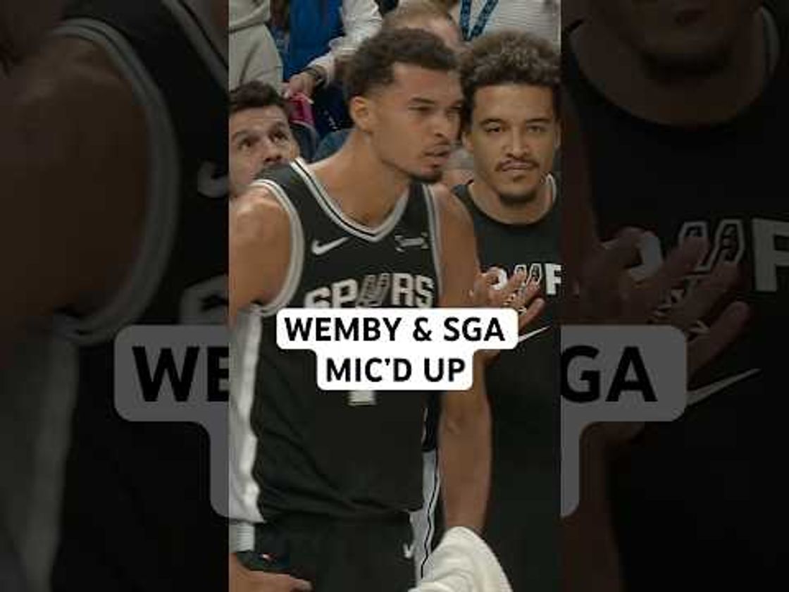 Wemby & SGA are locked in on Christmas