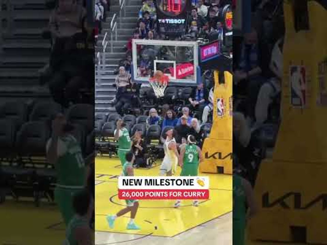 Stephen Curry has reached 26,000 career points, 22nd player to reach that mark 👏