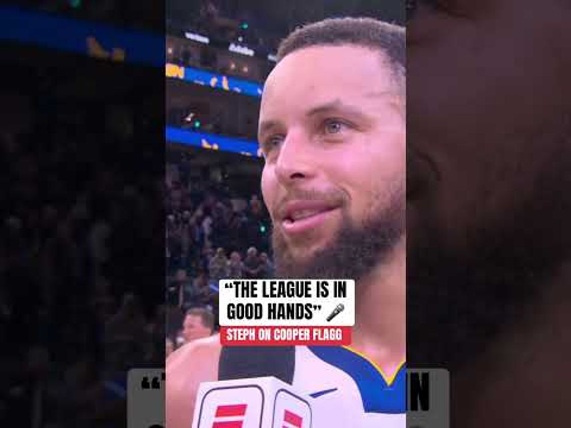 Steph talks about playing against Cooper Flagg on #NBAXmas 🎁