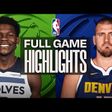 TIMBERWOLVES at NUGGETS | FULL GAME HIGHLIGHTS | December 25, 2025