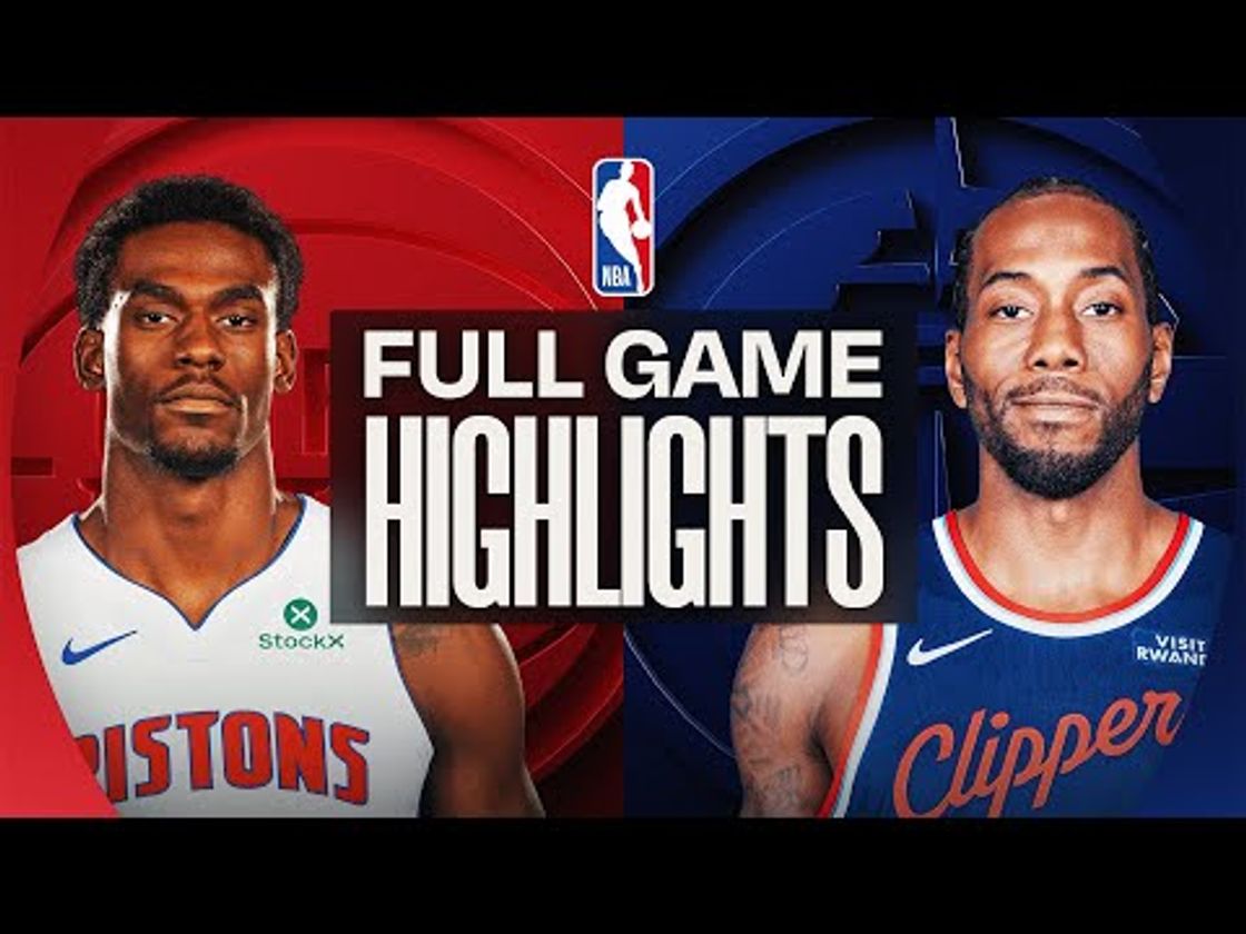 PISTONS at CLIPPERS | FULL GAME HIGHLIGHTS | December 28, 2025