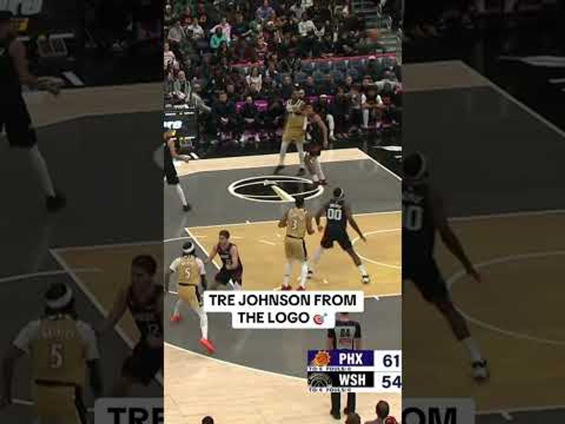 Tre shot this like a regular jumpshot 😳