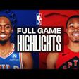 76ERS at RAPTORS | FULL GAME HIGHLIGHTS | January 11, 2026