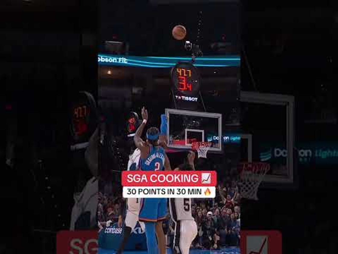 Shai drops 15 points in the 3rd quarter 😮‍💨