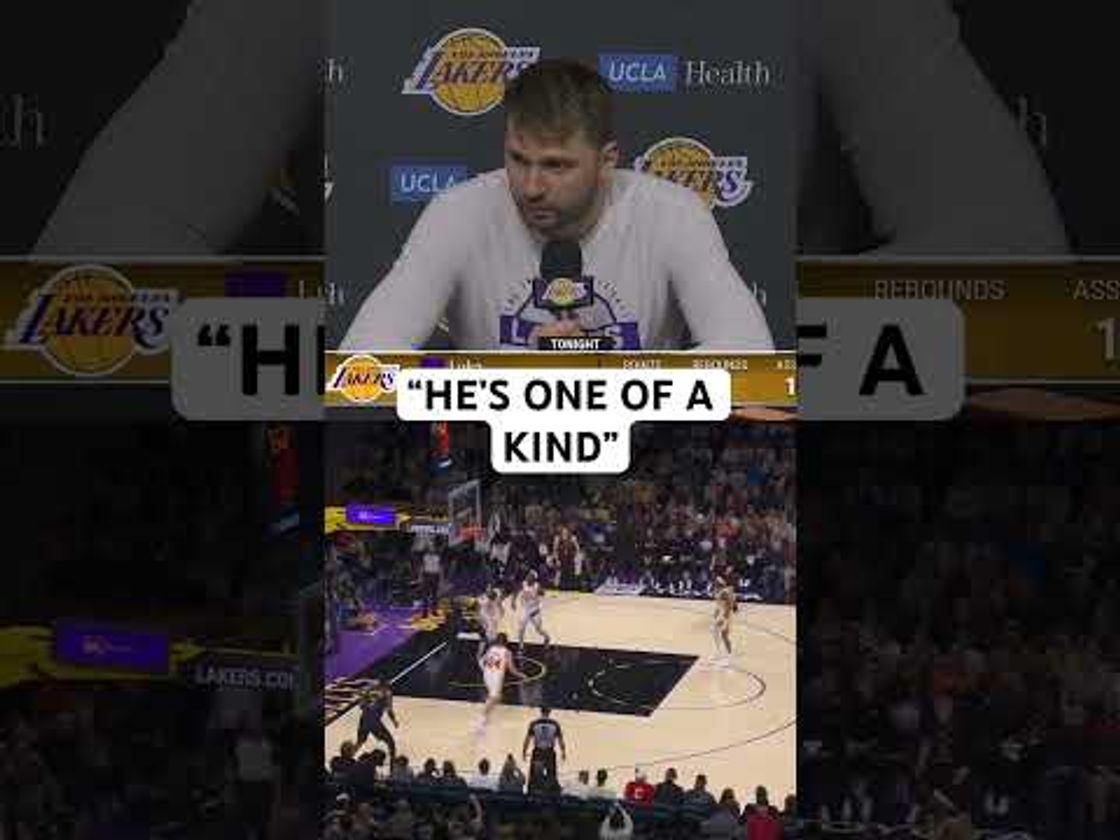 Luka showing love to LeBron’s leading by example 💯