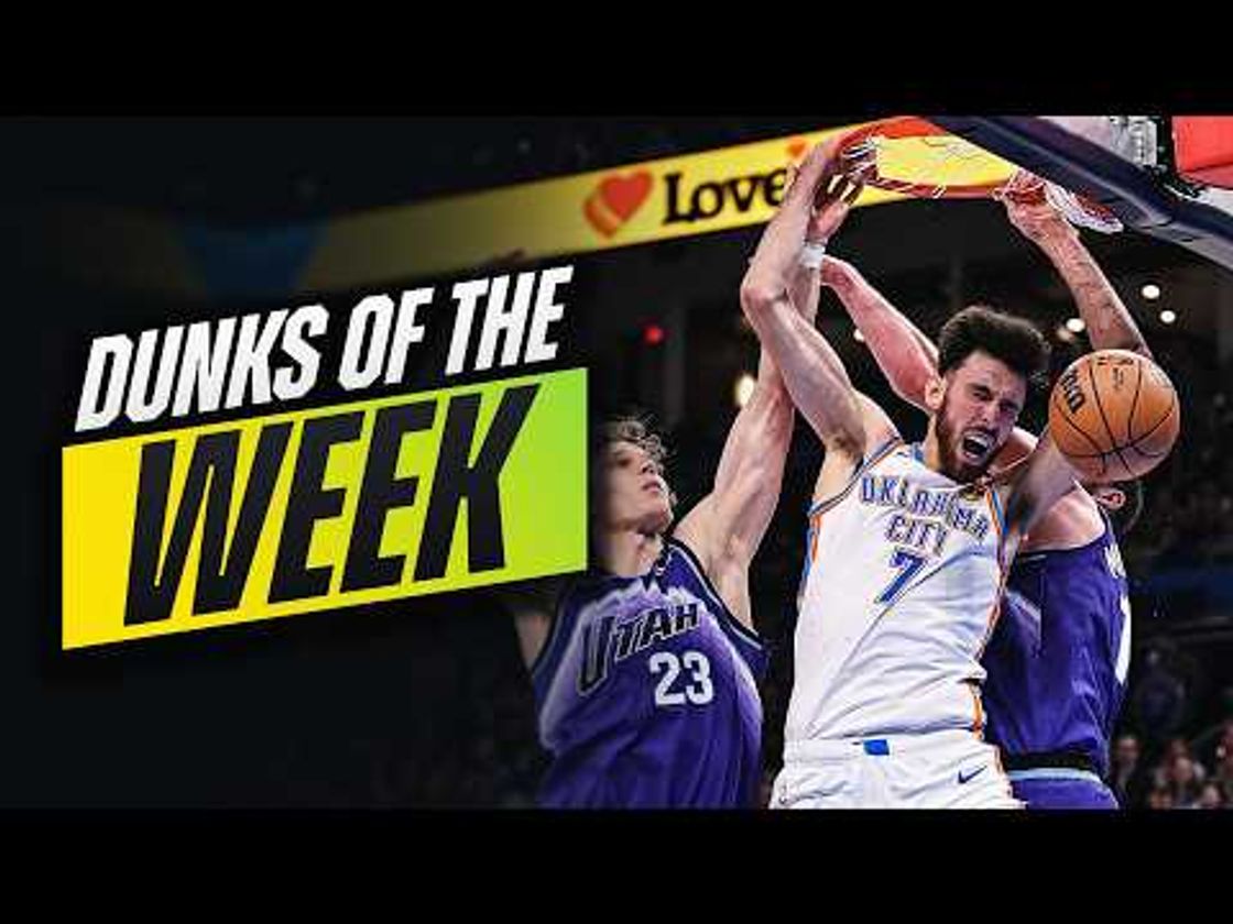 The TOP Dunks of Week 12 | 2025-26 NBA Season
