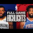 PELICANS at 76ERS | FULL GAME HIGHLIGHTS | January 31, 2026