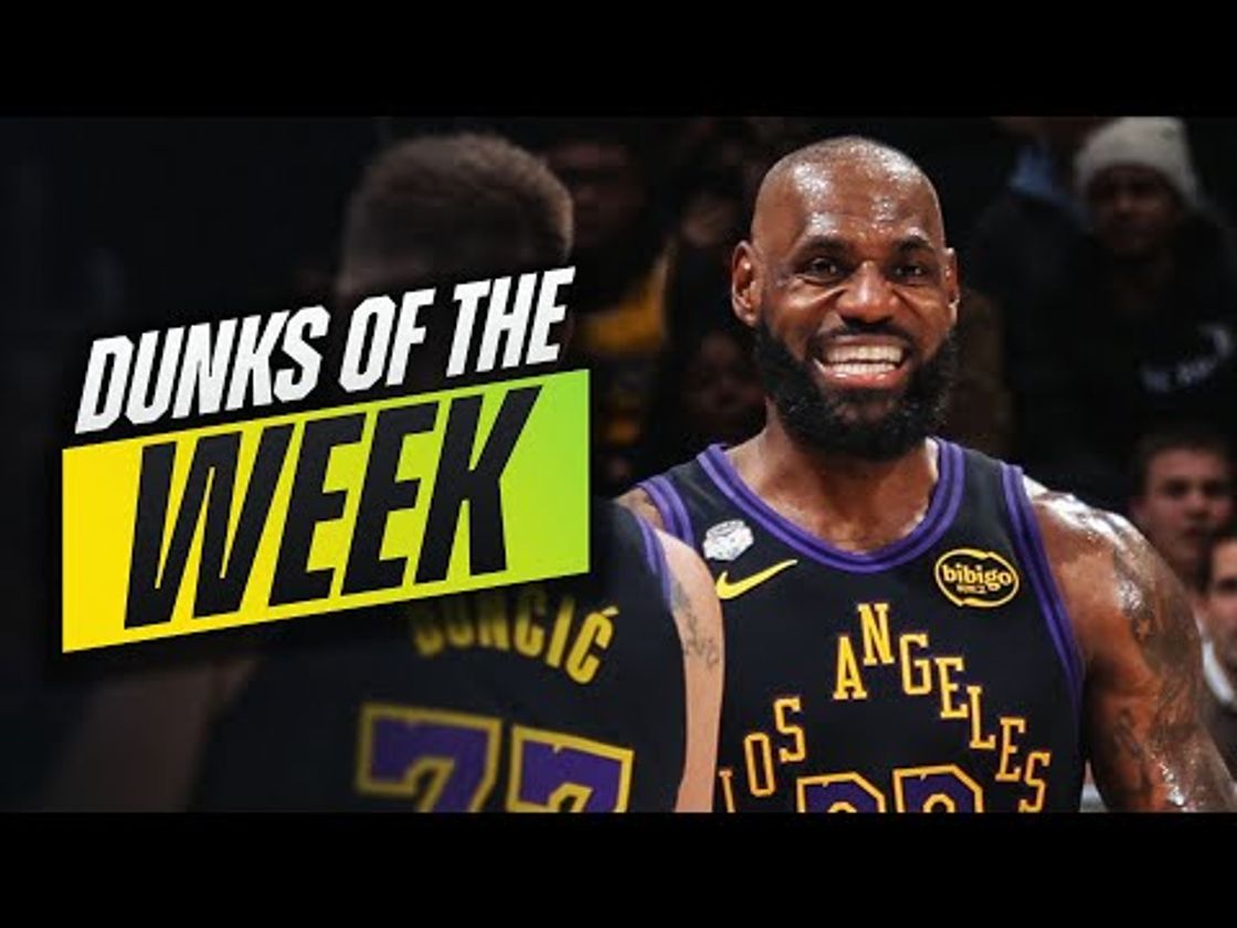 The TOP Dunks of Week 15 | 2025-26 NBA Season