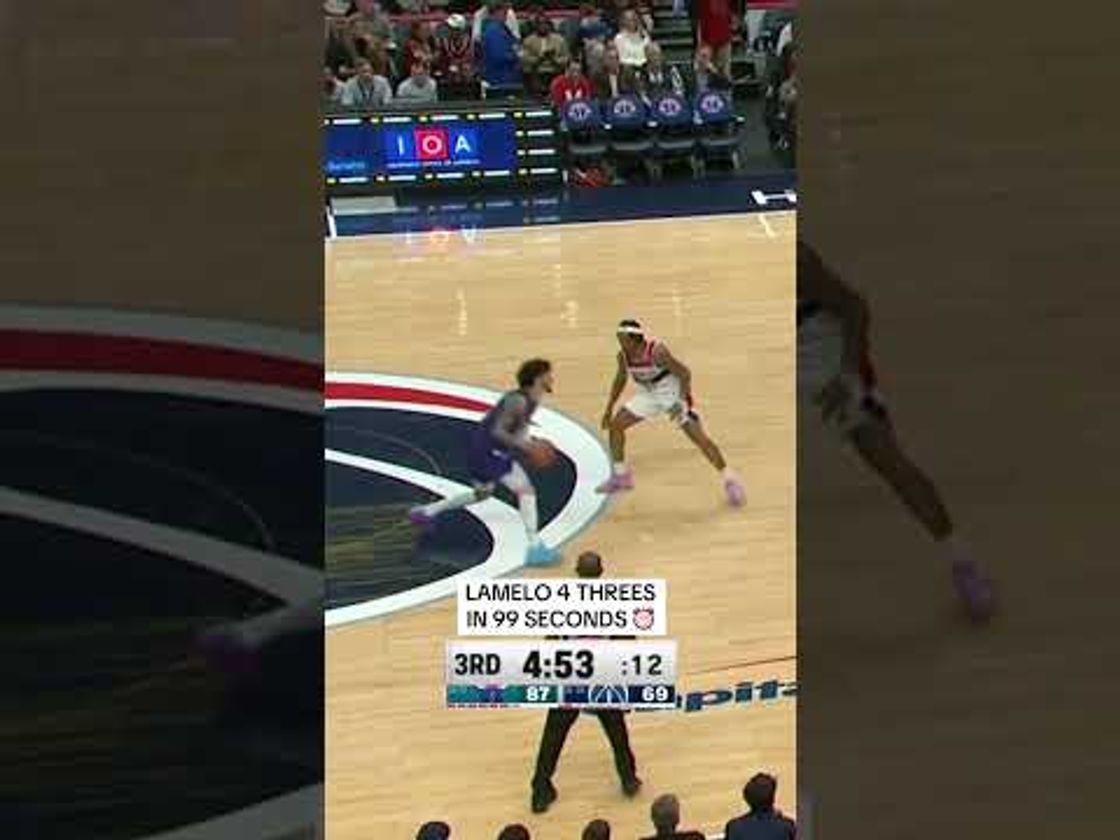 LAMELO COULDN'T MISS FROM DEEP 🔥