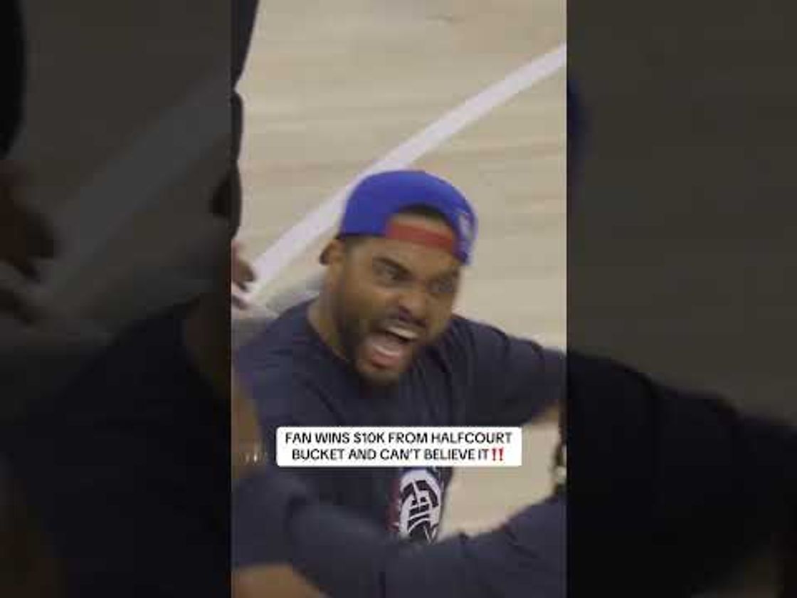 Clippers fan with the shot of a lifetime! 🙌