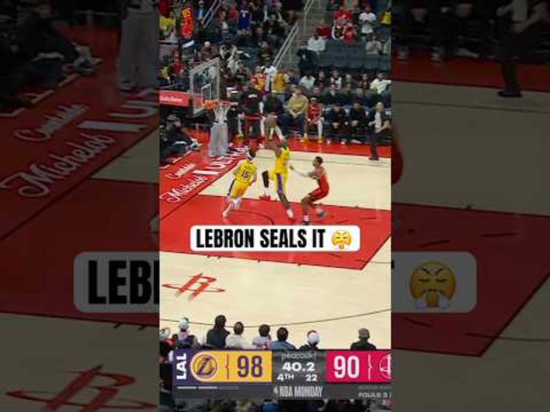 LeBron dagger dunk 😤