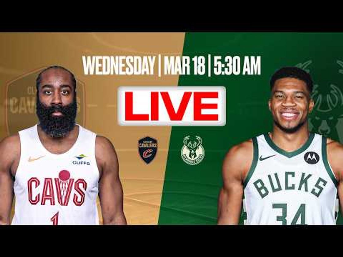 Cleveland Cavaliers at Milwaukee Bucks | Regular Season | [OFFICIAL LIVE STREAM]