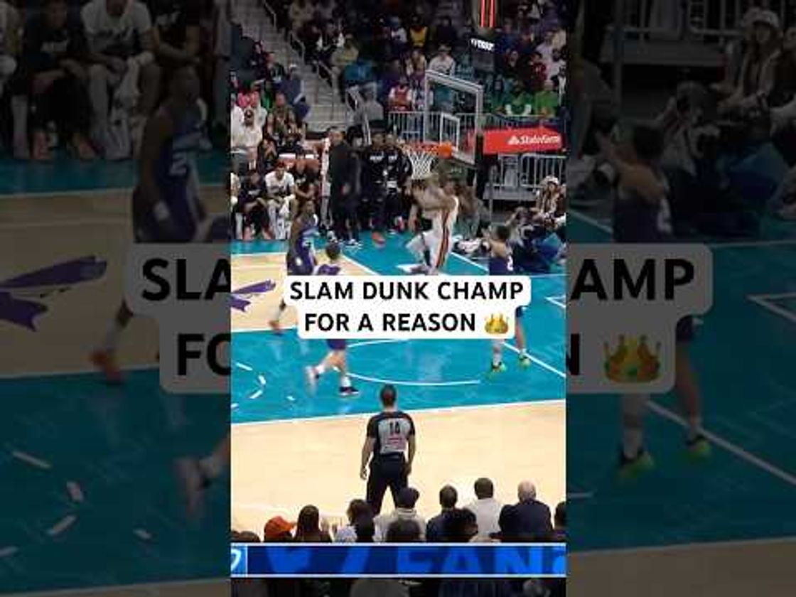 Keshad Johnson rattles the nice baseline reverse