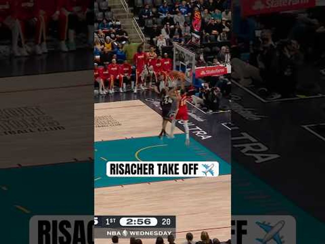 Zacharie Risacher look out below 😤