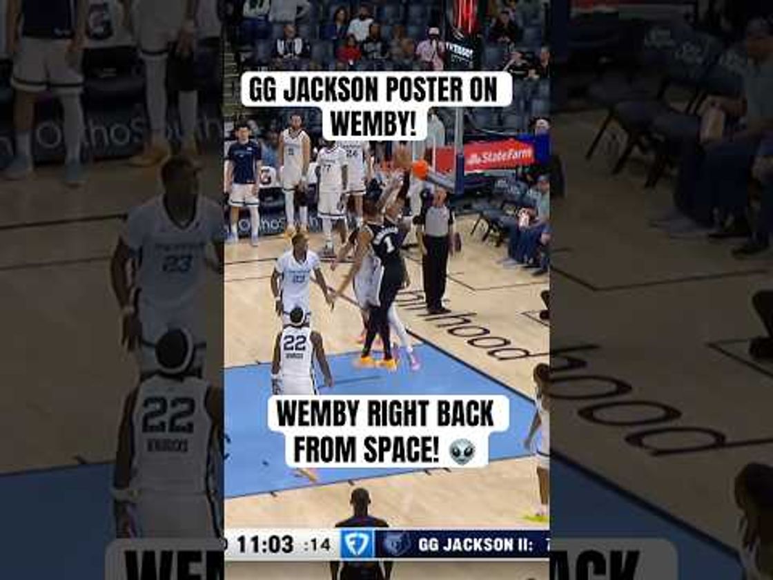 GG Jackson and Wemby putting on a show!