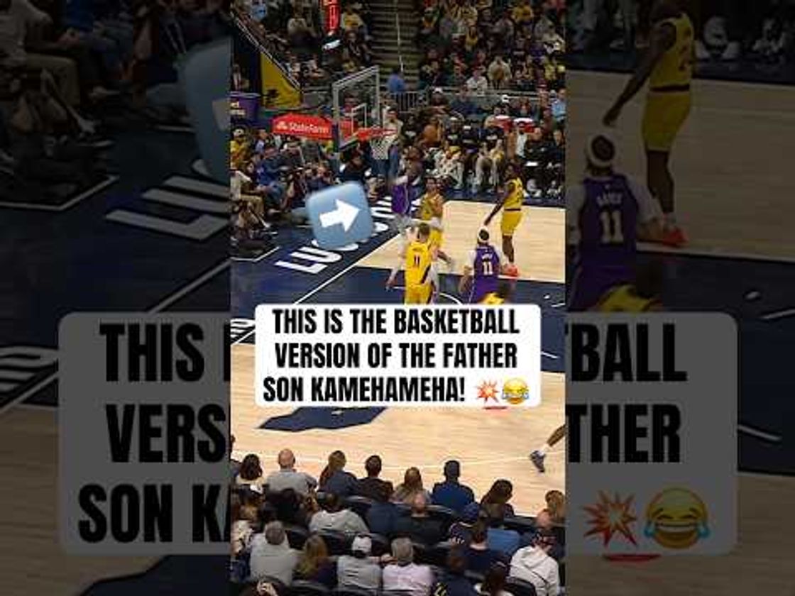 This game is like Gohan learning the Kamehameha from Goku for the first time for Bronny 😂