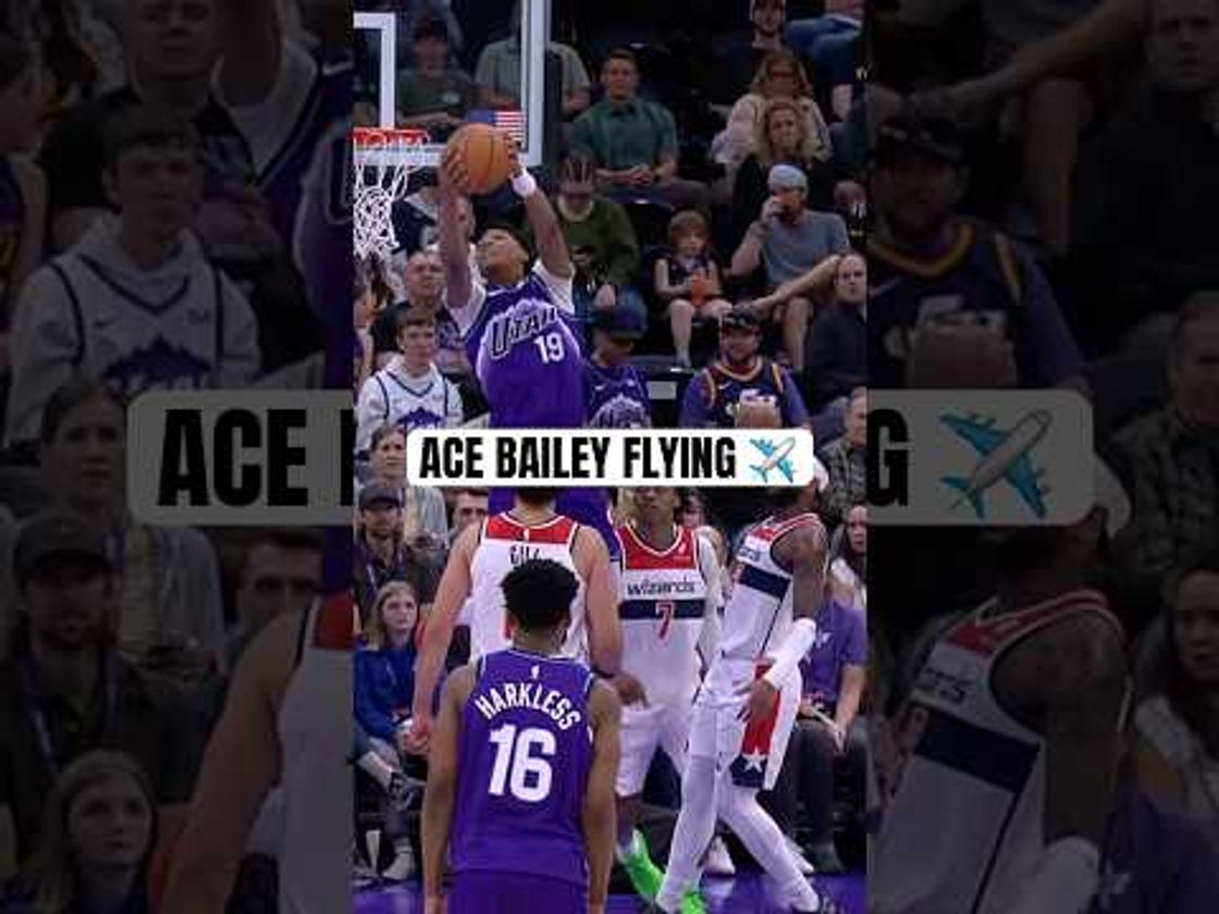 Ace Bailey throws down the nice reverse dunk