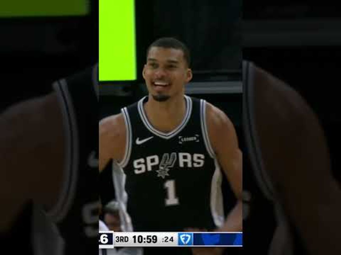 This Wemby dunk was MONSTROUS 🤯