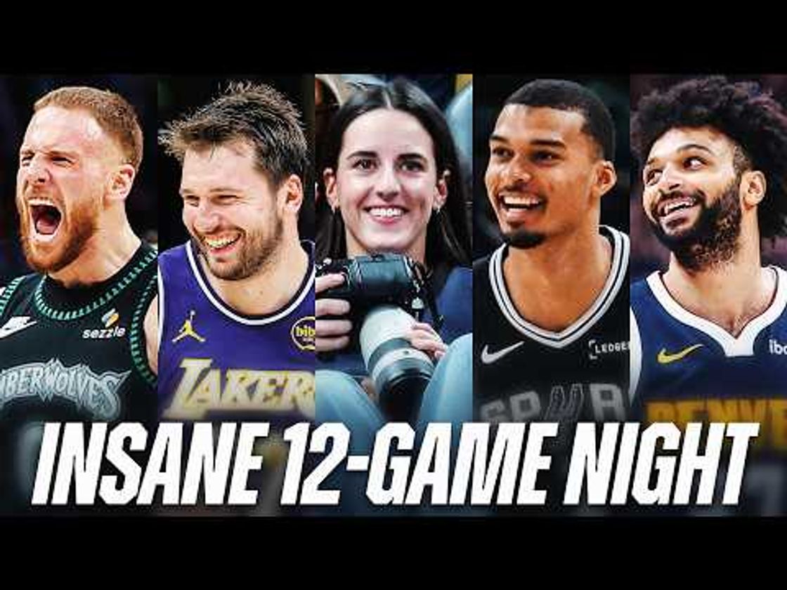 The CRAZIEST 12-Game NBA Night of the Season 😱 | March 25, 2026