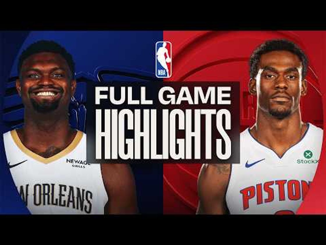 PELICANS at PISTONS | FULL GAME HIGHLIGHTS | March 26, 2026