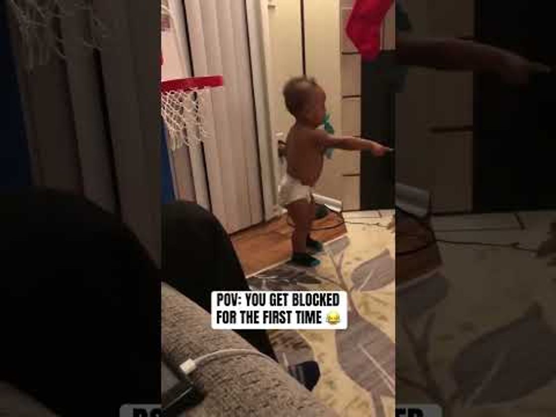 His reaction is too real 🤣 (via melocoston/IG)