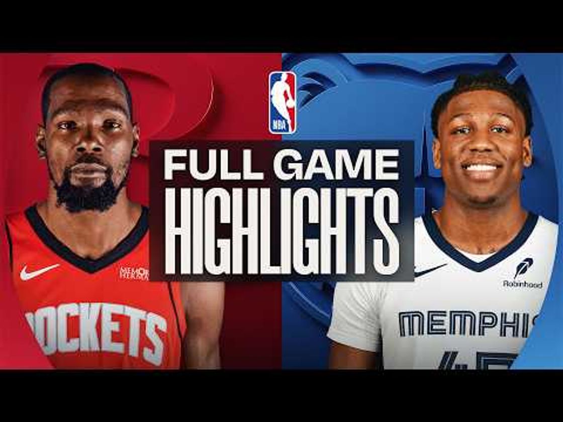 ROCKETS at GRIZZLIES | FULL GAME HIGHLIGHTS | March 27, 2026