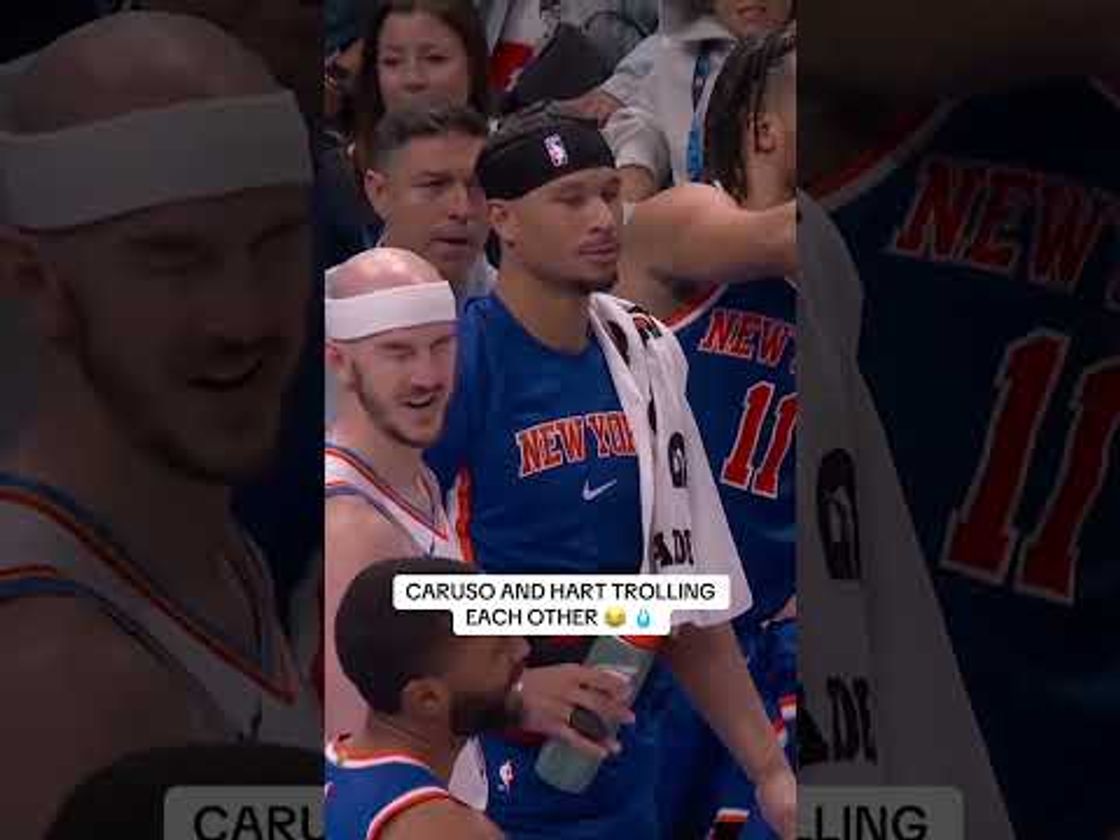 Hart & Caruso having some fun 🤣