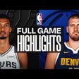 SPURS at NUGGETS | FULL GAME HIGHLIGHTS | April 4, 2026