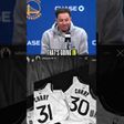 Seth Curry on hitting the floor with Steph and collecting their jerseys